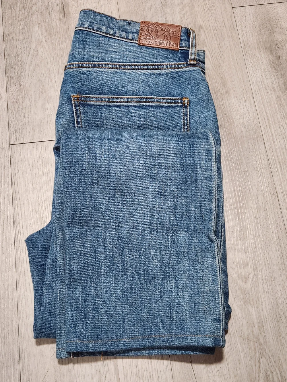 ✨ Johnny Was Boho Embroidered Straight Leg Jeans 29 - Picture 11 of 11